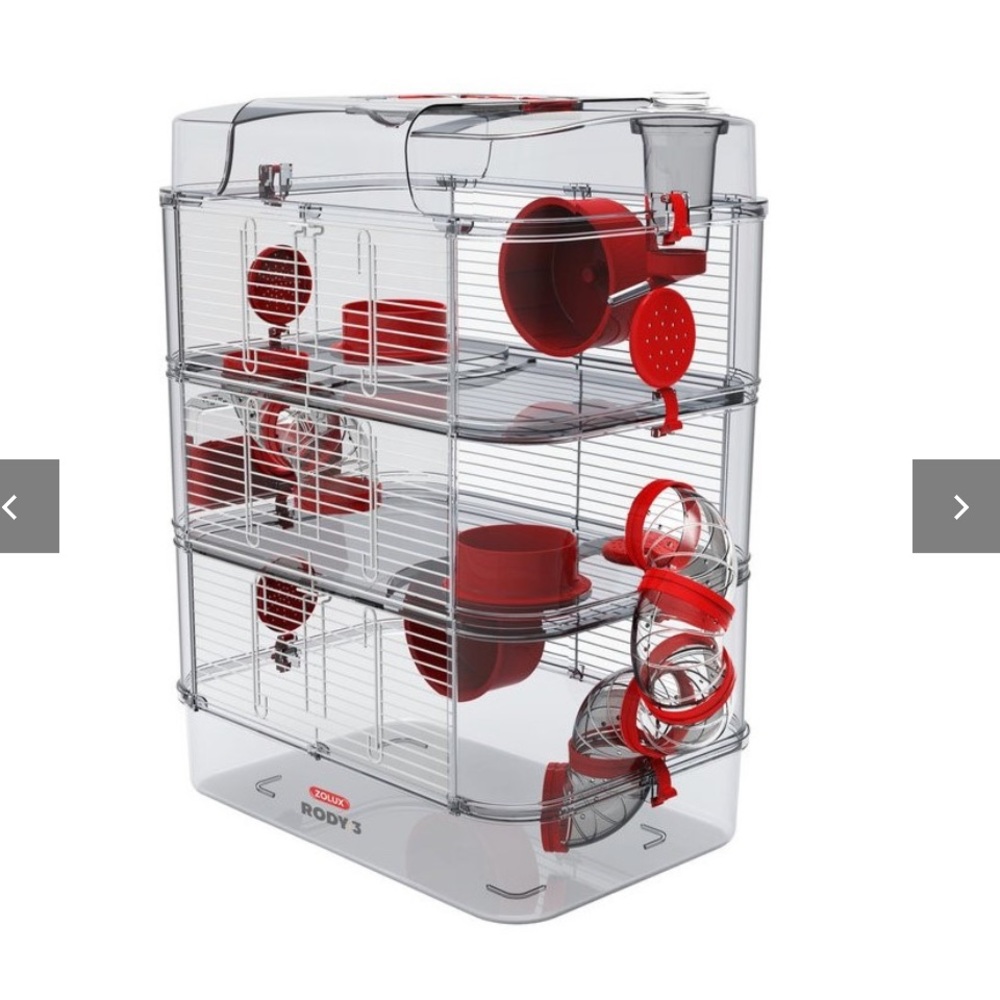 Rody 3 - Trio / Habitat for Small hamster rodents, Mices, and Gebrils